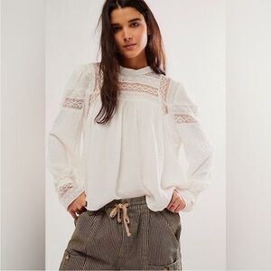 Free People Takes Two Lace Top